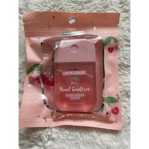 Sour Lemon Scented Hand Sanitizer Spray 1.2 Fl Oz Sweet Cherry With Charm NEW